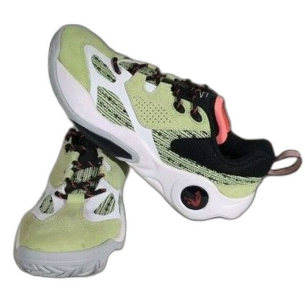 SHAQ Raq Low Men's 10 Basketball Shoes Butterfly Green Black AQ95009MK New w/Box